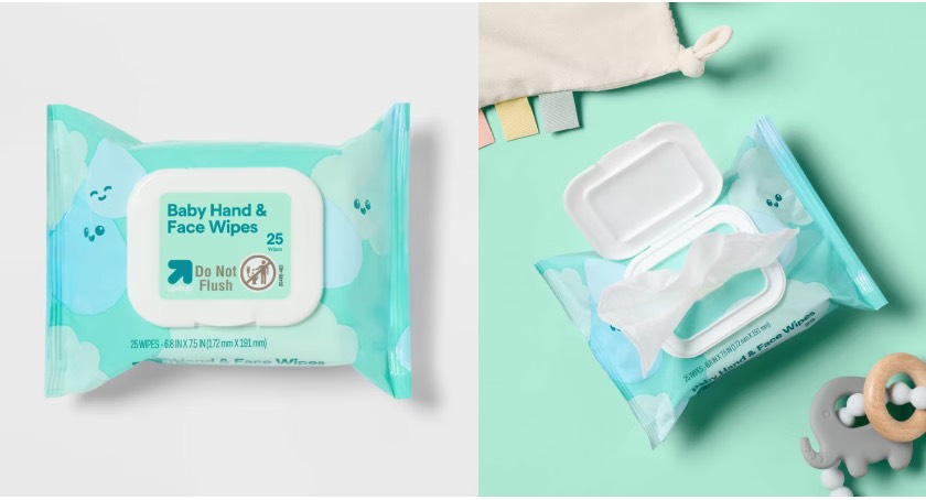 Target Recalls Up & Up Fragrance Free & Fresh Cucumber Scented Baby Wipes 